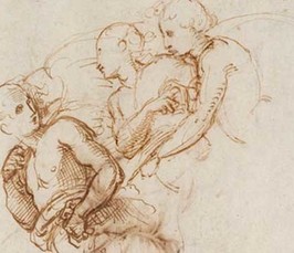 Behind the Surface of Raphael's Drawings 