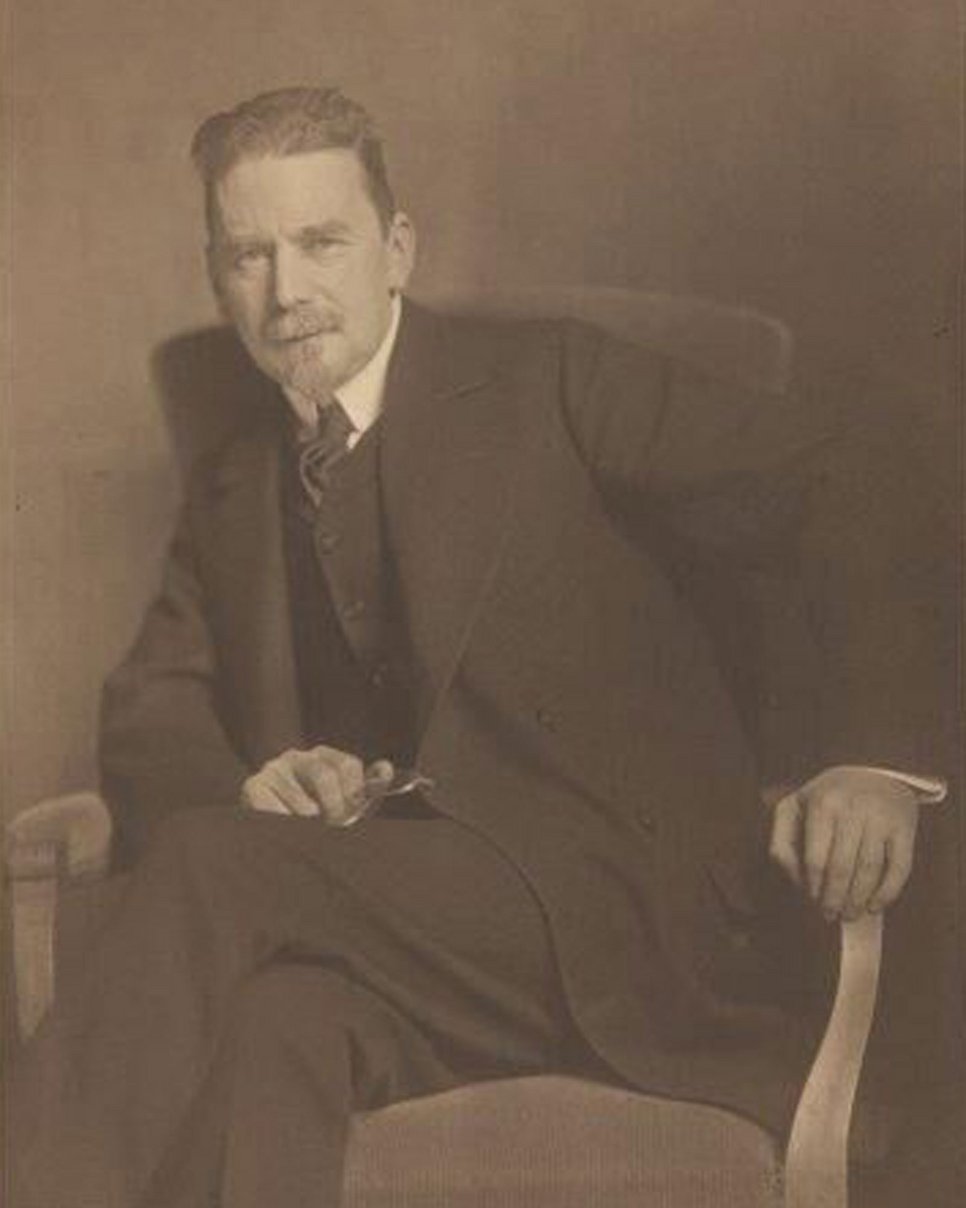 Nicola Persheid, Portrait of Heinrich Wölfflin, 1912, Basel, University's Library, Estate HW