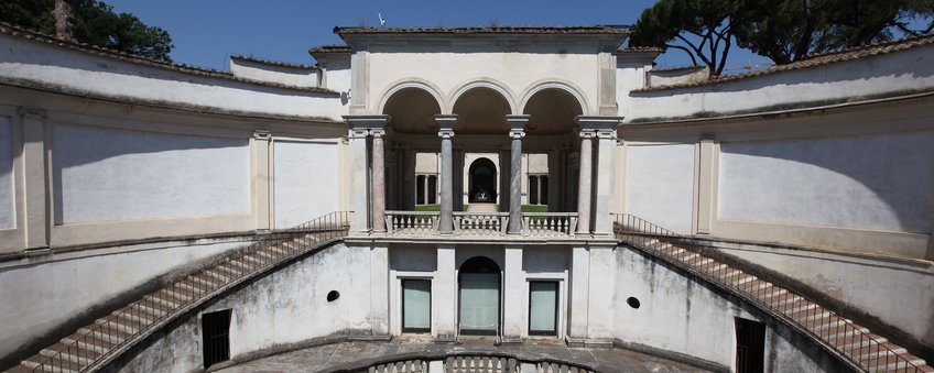 Rome, Villa Giulia, Courtyard, Photo: Gabi Fichera Rome, Villa Giulia, Courtyard, Photo: Gabi Fichera