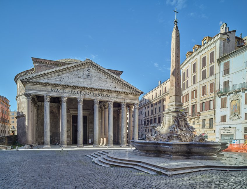 Rom, Piazza della Rotonda, Frühjahr 2020 Rom, Piazza della Rotonda, Frühjahr 2020