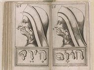 Two illustrated profiles with anatomical details.