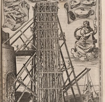 Domenico Fontana, Della trasportatione dell’obelischo Vaticano, Rom 1590 Domenico Fontana, Della trasportatione dell’obelischo Vaticano, Rom 1590
