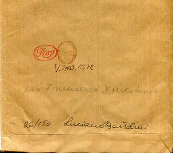 Luciano Bartolini, Comparisons, Mailand ca. 1979 Luciano Bartolini, Comparisons, Mailand ca. 1979