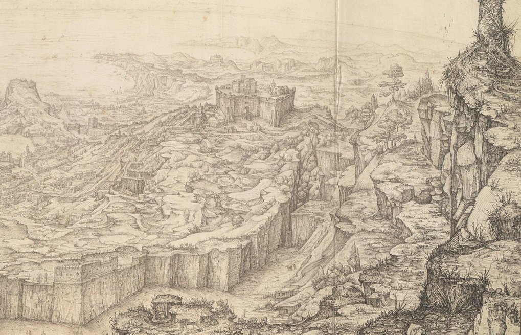 Jan van Stinemolen, Panorama of Naples, 1582 (detail)