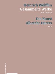 Cover of "Gesammelte Werke: Die Kunst Albrecht Dürers" by Heinrich Wölfflin, Schwabe Verlag.
